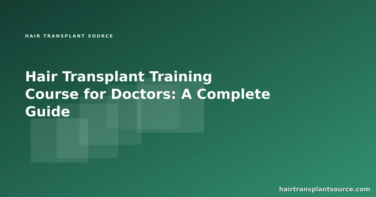Doctors practising FUE extraction during a hair transplant training course